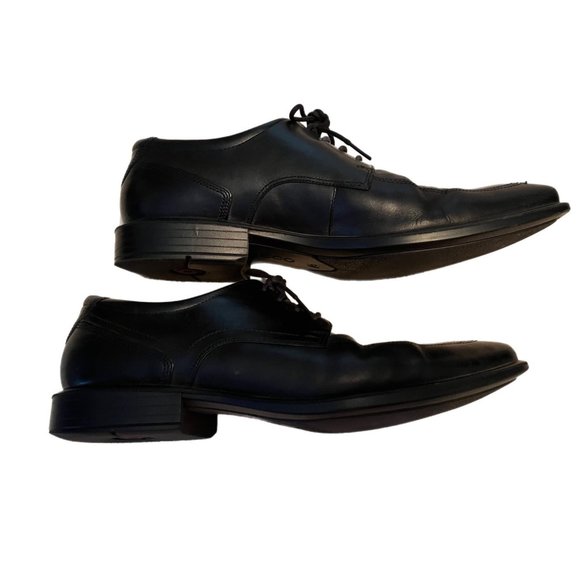 Men\'s ECCO \'Cairo\' Black Leather Apron Toe Oxfords Size US 13.5 EUR 47 main image 6
